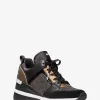 Georgie Chain-Mesh- und Leder-Turnschuh Georgie Chain-Mesh- und Leder-Turnschuh