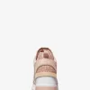 Georgie Color-Block-Logo und Leder-Turnschuh Georgie Color-Block-Logo und Leder-Turnschuh