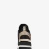 Georgie Metallic-Logo und Wildleder-Trainer Georgie Metallic-Logo und Wildleder-Trainer