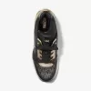 Georgie Metallic-Logo und Wildleder-Trainer Georgie Metallic-Logo und Wildleder-Trainer