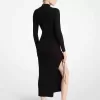 Gerafftes Kleid aus Stretch-Wolle Gerafftes Kleid aus Stretch-Wolle
