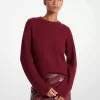 Gerippter Wollpullover Gerippter Wollpullover
