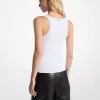 Geripptes Tanktop mit U-Ausschnitt Geripptes Tanktop mit U-Ausschnitt
