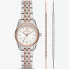 Geschenkset mit Lexington Pavé Two-Tone-Uhr und Slider-Armband