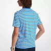 Gestreiftes T-Shirt aus Pima-Baumwolle Gestreiftes T-Shirt aus Pima-Baumwolle