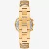 Goldfarbene Gramercy-Uhr Goldfarbene Gramercy-Uhr