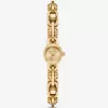 Goldfarbene Mini-Armbanduhr „Astor Link“.
