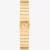 Goldfarbene Mini-Darrington-Uhr Goldfarbene Mini-Darrington-Uhr
