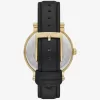 Goldfarbene und lederne Uhr von Corey Pavé Goldfarbene und lederne Uhr von Corey Pavé