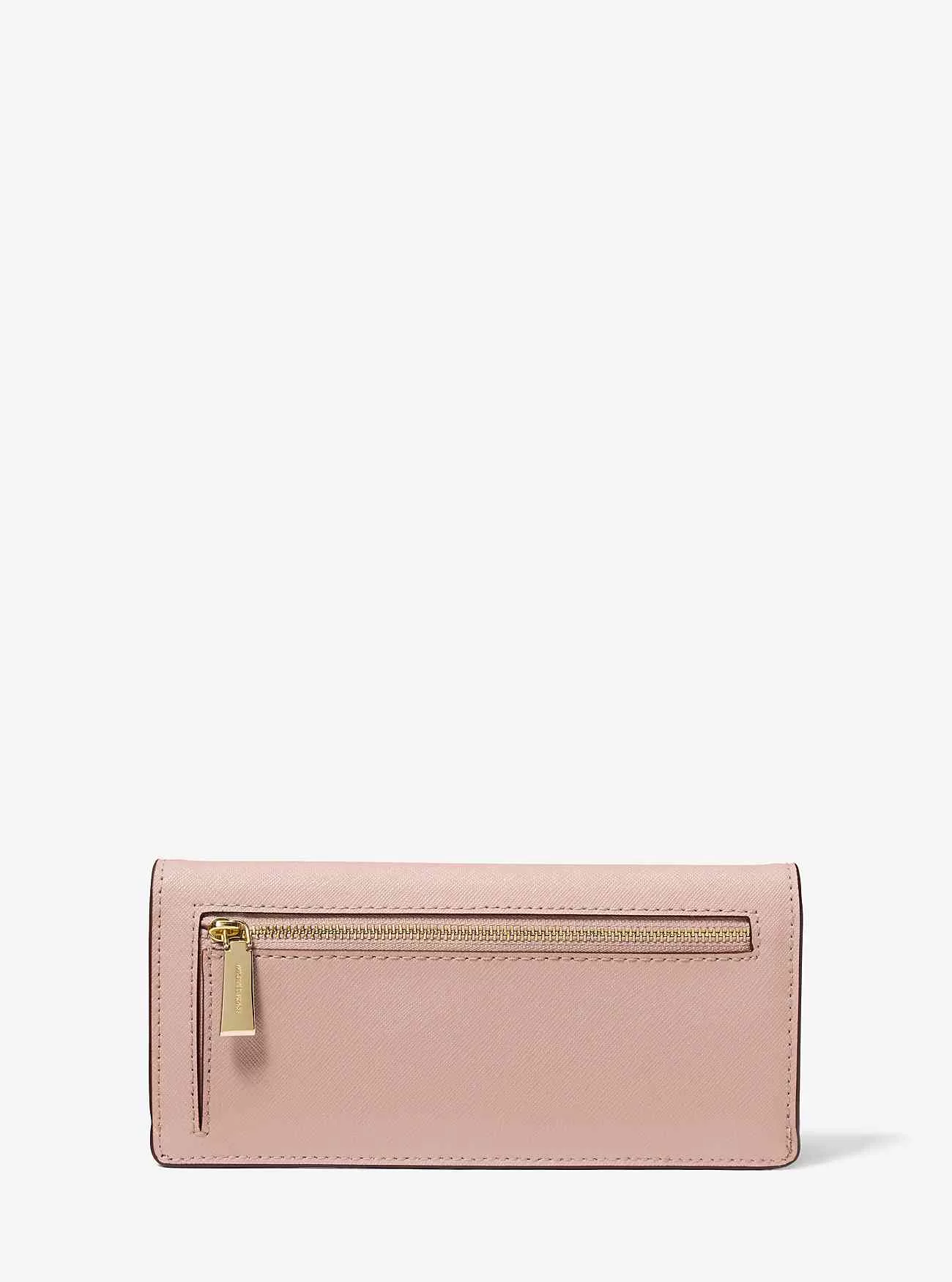 Große Jet Set-Geldbörse aus Saffiano-Leder mit Druckknopfverschluss Große Jet Set-Geldbörse aus Saffiano-Leder mit Druckknopfverschluss