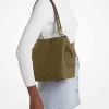 Große Kensington-Einkaufstasche aus genarbtem Leder Große Kensington-Einkaufstasche aus genarbtem Leder
