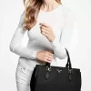 Große Marilyn-Umhängetasche aus Saffiano-Leder Große Marilyn-Umhängetasche aus Saffiano-Leder