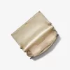Große Mona-Clutch aus Metallic-Leder Große Mona-Clutch aus Metallic-Leder