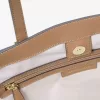 Große Taryn-Tragetasche aus Leder mit charakteristischem Logo Große Taryn-Tragetasche aus Leder mit charakteristischem Logo