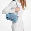 Große Tribeca-Schultertasche aus gestepptem Leder Große Tribeca-Schultertasche aus gestepptem Leder