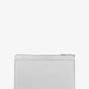 Großes Armband aus genarbtem Metallic-Leder Großes Armband aus genarbtem Metallic-Leder