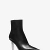 Halle verzierte Lederstiefelette Halle verzierte Lederstiefelette