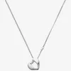 Halskette mit Herzanhänger aus Sterlingsilber mit Edelmetallbeschichtung Halskette mit Herzanhänger aus Sterlingsilber mit Edelmetallbeschichtung