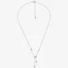 Halskette mit Lünette aus Sterlingsilber mit Edelmetallbeschichtung Halskette mit Lünette aus Sterlingsilber mit Edelmetallbeschichtung