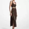 Handbesticktes Ringkleid aus Double Crepe Sablé mit Pailletten Handbesticktes Ringkleid aus Double Crepe Sablé mit Pailletten