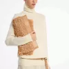 Handgenähte Sorrento-Clutch mit Fransen und Lederumschlag Handgenähte Sorrento-Clutch mit Fransen und Lederumschlag