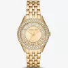 Harlowe Pavé Goldfarbene Uhr Harlowe Pavé Goldfarbene Uhr