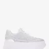 Hayes Plateau-Sneaker aus Leinenmischung mit Nieten Hayes Plateau-Sneaker aus Leinenmischung mit Nieten