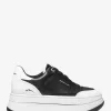 Hayes Plateau-Sneaker aus zweifarbigem Leder Hayes Plateau-Sneaker aus zweifarbigem Leder