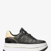 Hayes Sneaker aus Metallic-Empire-Monogramm und Leder Hayes Sneaker aus Metallic-Empire-Monogramm und Leder