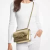 Heather Große Umhängetasche aus Metallic-Leder Heather Große Umhängetasche aus Metallic-Leder
