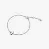 Herzarmband aus Sterlingsilber mit Edelmetallbeschichtung Herzarmband aus Sterlingsilber mit Edelmetallbeschichtung