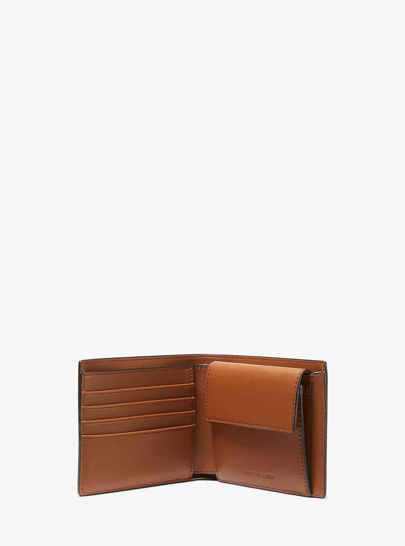 Hudson-Brieftasche aus gekrispeltem Leder mit Münzfach