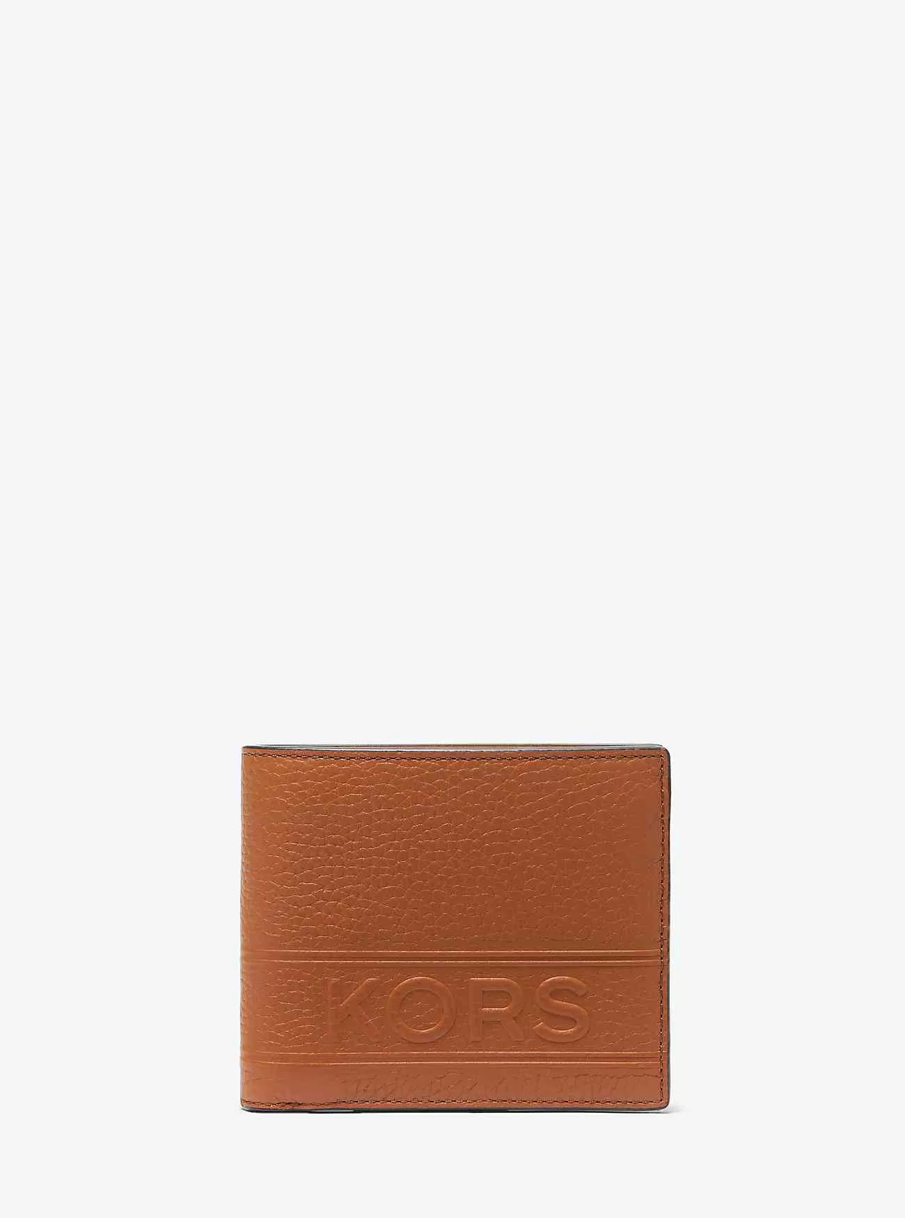 Hudson-Brieftasche aus gekrispeltem Leder mit Münzfach