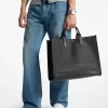 Hudson-Einkaufstasche aus genarbtem Leder Hudson-Einkaufstasche aus genarbtem Leder