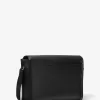 Hudson-Kuriertasche aus gekrispeltem Leder mit Beutel Hudson-Kuriertasche aus gekrispeltem Leder mit Beutel