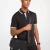 Hudson-Kuriertasche aus gekrispeltem Leder mit Beutel Hudson-Kuriertasche aus gekrispeltem Leder mit Beutel