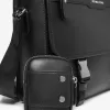 Hudson-Kuriertasche aus gekrispeltem Leder mit Beutel Hudson-Kuriertasche aus gekrispeltem Leder mit Beutel