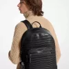 Hudson Pendlerrucksack aus Leder mit Krokodilprägung Hudson Pendlerrucksack aus Leder mit Krokodilprägung