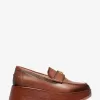 Indy Plateau-Loafer aus brüniertem Leder Indy Plateau-Loafer aus brüniertem Leder