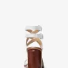 Irene Sandale aus Leder mit Blockabsatz und Nieten Irene Sandale aus Leder mit Blockabsatz und Nieten