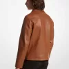 Jacke aus gebundenem Leder Jacke aus gebundenem Leder
