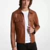Jacke aus gebundenem Leder Jacke aus gebundenem Leder