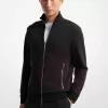 Jacke mit Stehkragen aus Stretch-Baumwolle Jacke mit Stehkragen aus Stretch-Baumwolle