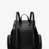 Jet Set Mittelgroßer Rucksack aus genarbtem Leder Jet Set Mittelgroßer Rucksack aus genarbtem Leder