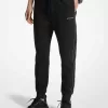 Jogginghose aus Baumwollmischung mit Logoband Jogginghose aus Baumwollmischung mit Logoband