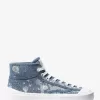 Jude High-Top-Sneaker aus Denim mit Spritzern Jude High-Top-Sneaker aus Denim mit Spritzern