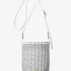 Julie Große Beuteltasche aus gewebtem Leder Julie Große Beuteltasche aus gewebtem Leder