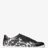 Keating Leoparden-Logo und Leder-Sneaker Keating Leoparden-Logo und Leder-Sneaker