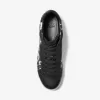 Keating Leoparden-Logo und Leder-Sneaker Keating Leoparden-Logo und Leder-Sneaker