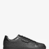 Keating-Logo und Leder-Sneaker